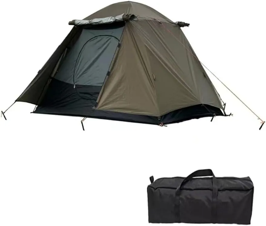 1-2 Person Camping Tent 210T Polyester Tent 1 Perso Privacy Tent for Mountaining Camping Hiking 4 Season Tent