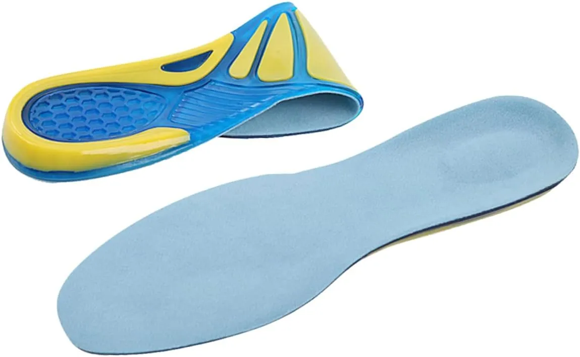 1 Pair Sports Insoles Anti-Slip Running Shoe Pads Shock Absorption for Men Women