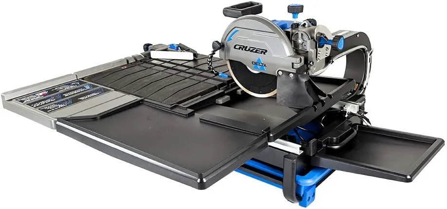 10" Cruzer Wet Tile Saw and Folding Portable Tile Saw Stand Bundle