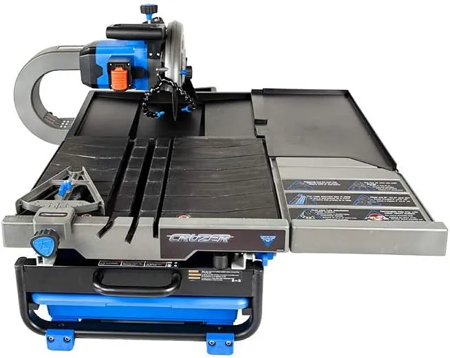 10" Cruzer Wet Tile Saw and Folding Portable Tile Saw Stand Bundle