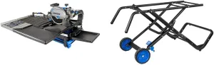 10" Cruzer Wet Tile Saw and Folding Portable Tile Saw Stand Bundle
