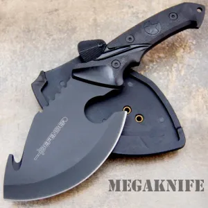 10" Survival Gut-Hook Hunting Knife Hatchet