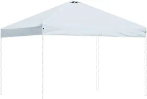 10x10 Pop up Canopy Tent Replacement Top only, 10 x 10 Canopy Replacement Roof Cover Silver White