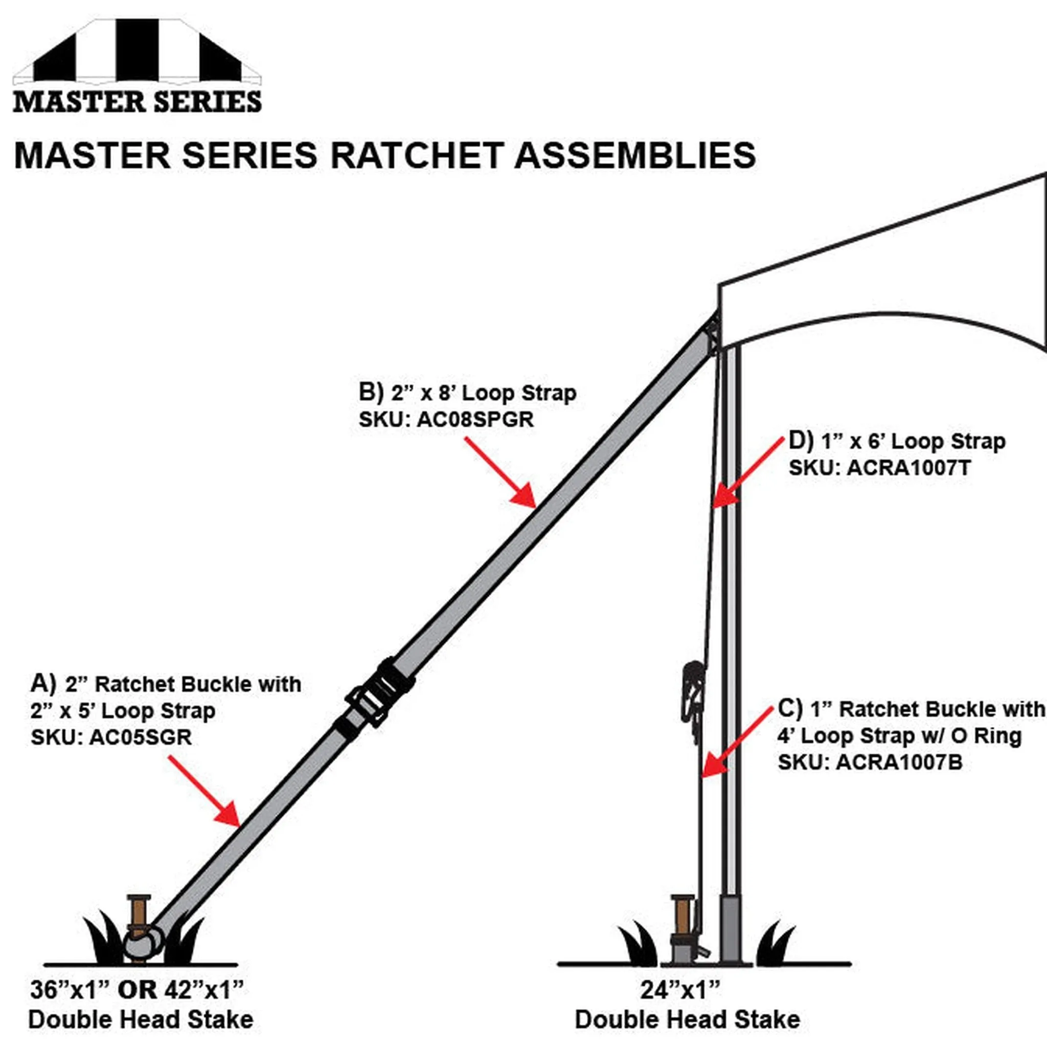 10x110 Master Series Frame Tent