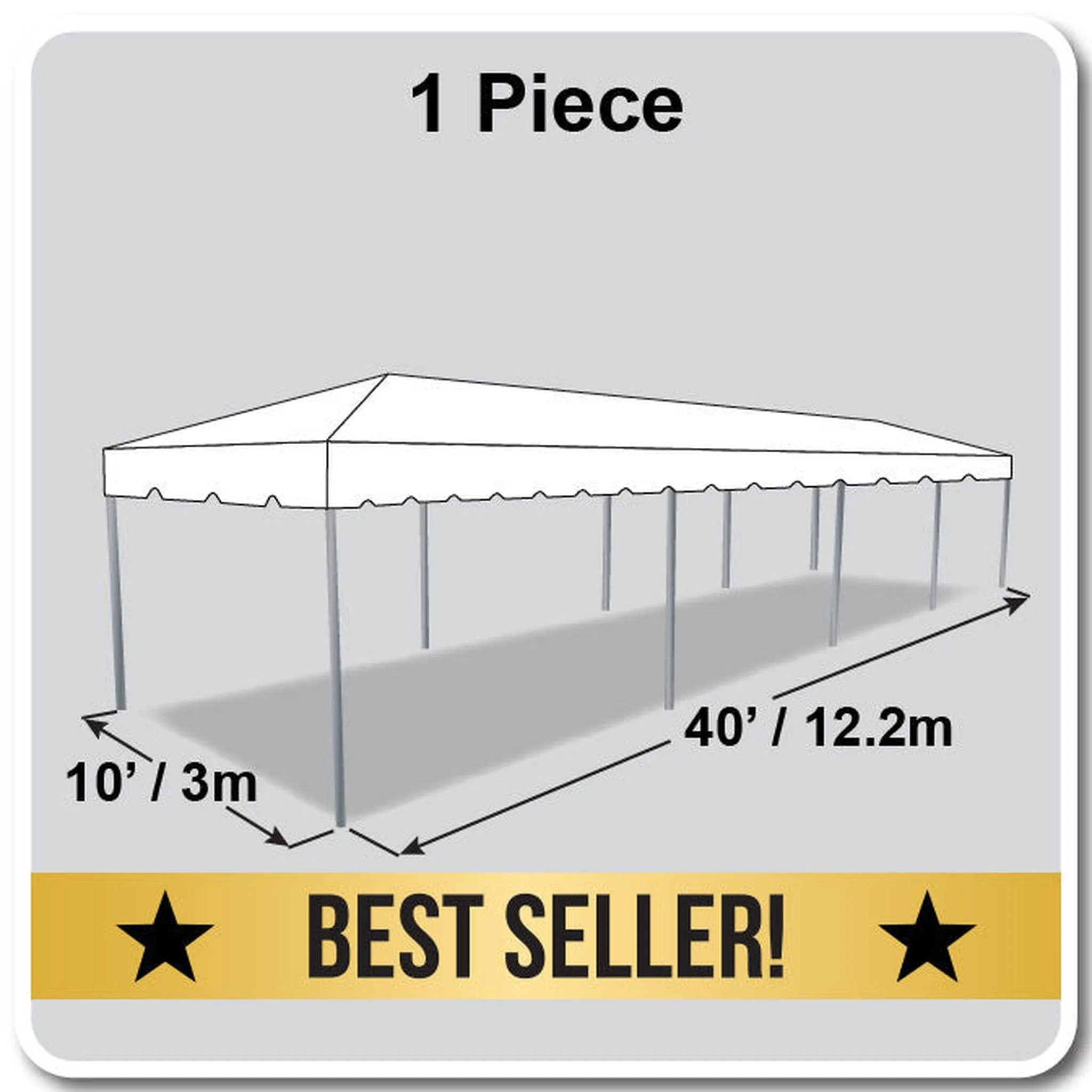 10x40 Classic Series Frame Tent