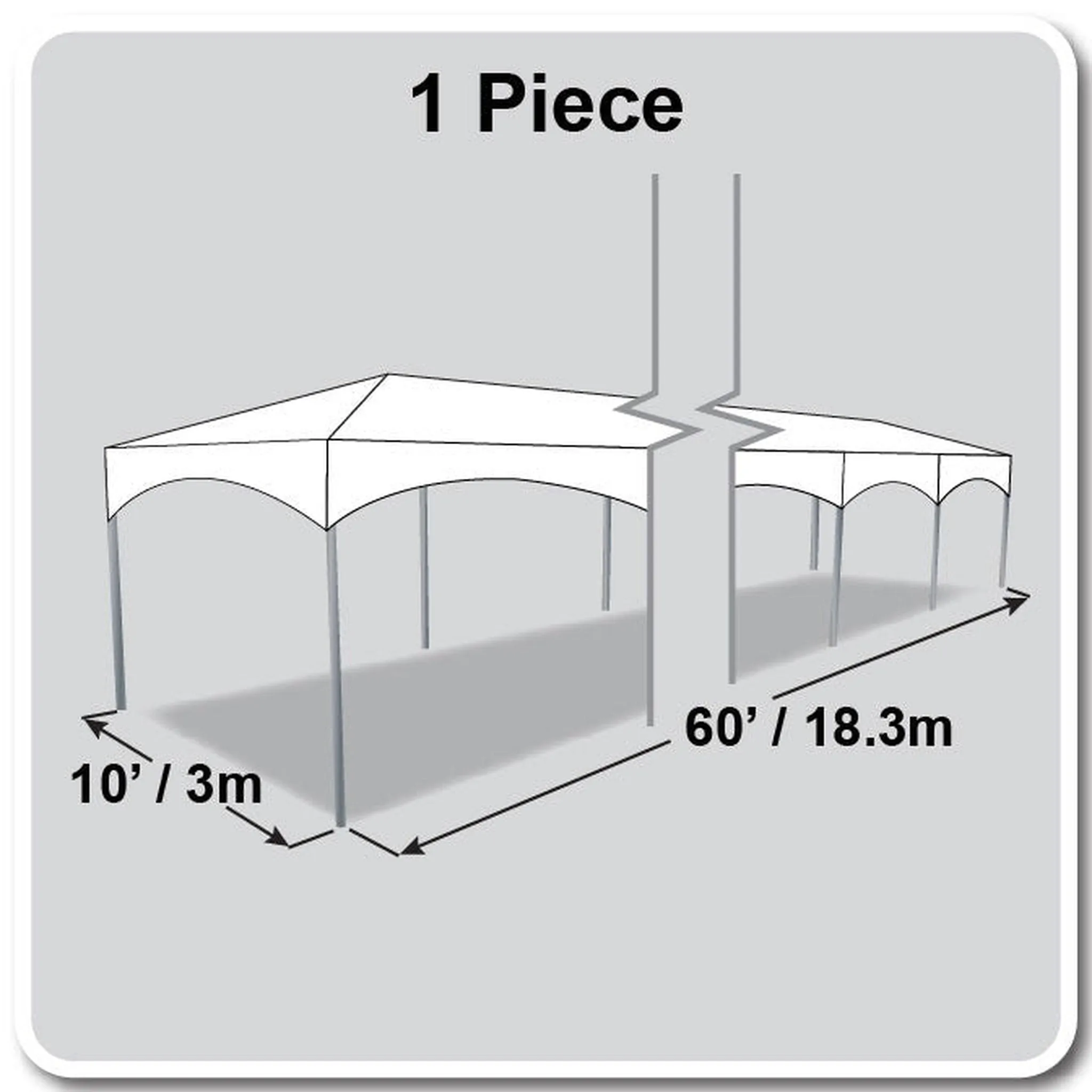 10x60 Master Series Frame Tent