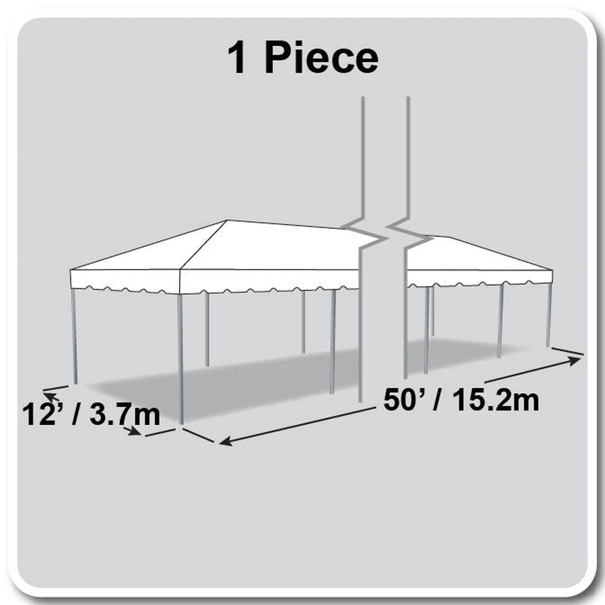12x50 Classic Series Frame Tent