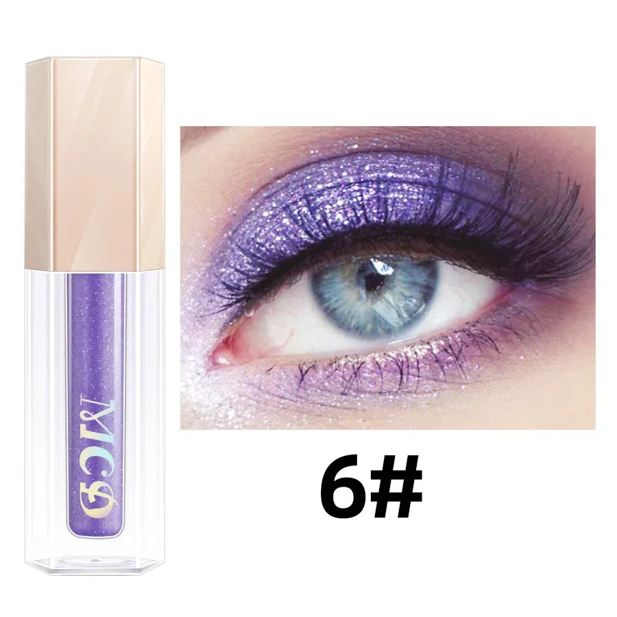 13 Colors Liquid Eyeshadow Stick, Natural Nude Matte Shimmer Glitter Eyeshadow, Waterproof Smokey Beauty Makeup Kit Brown Color