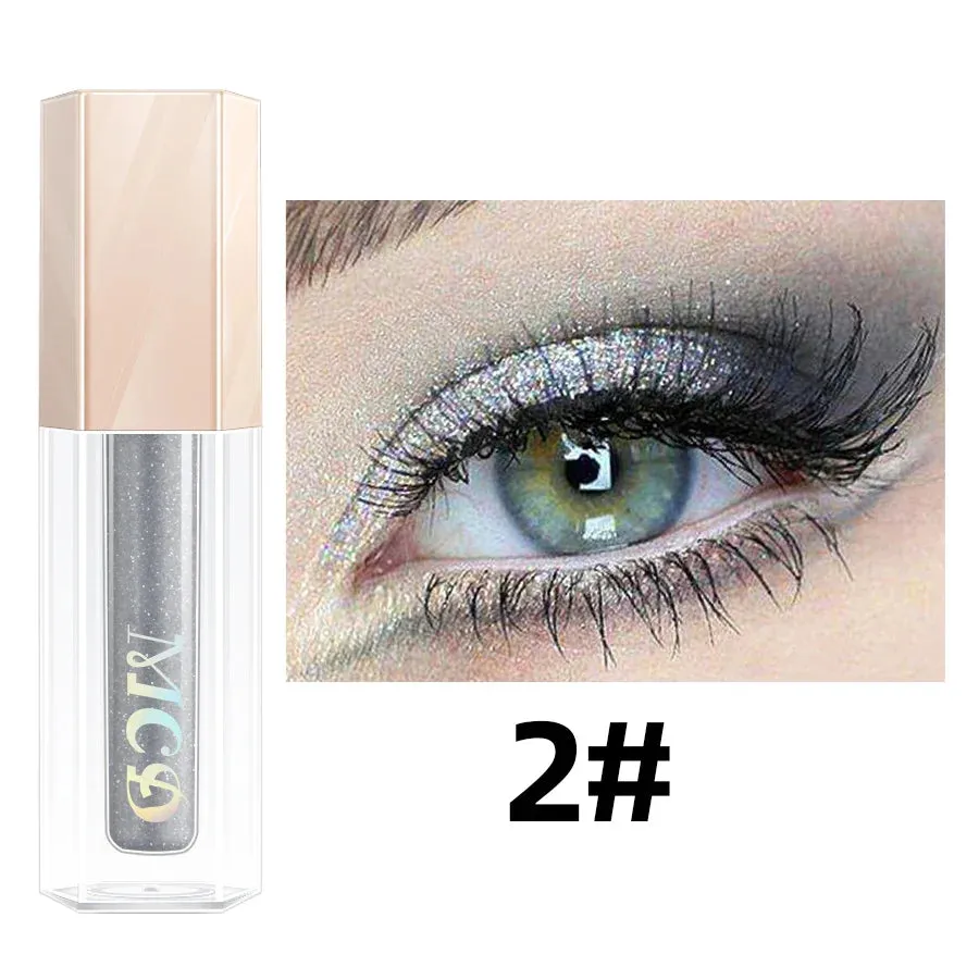 13 Colors Liquid Eyeshadow Stick, Natural Nude Matte Shimmer Glitter Eyeshadow, Waterproof Smokey Beauty Makeup Kit Brown Color