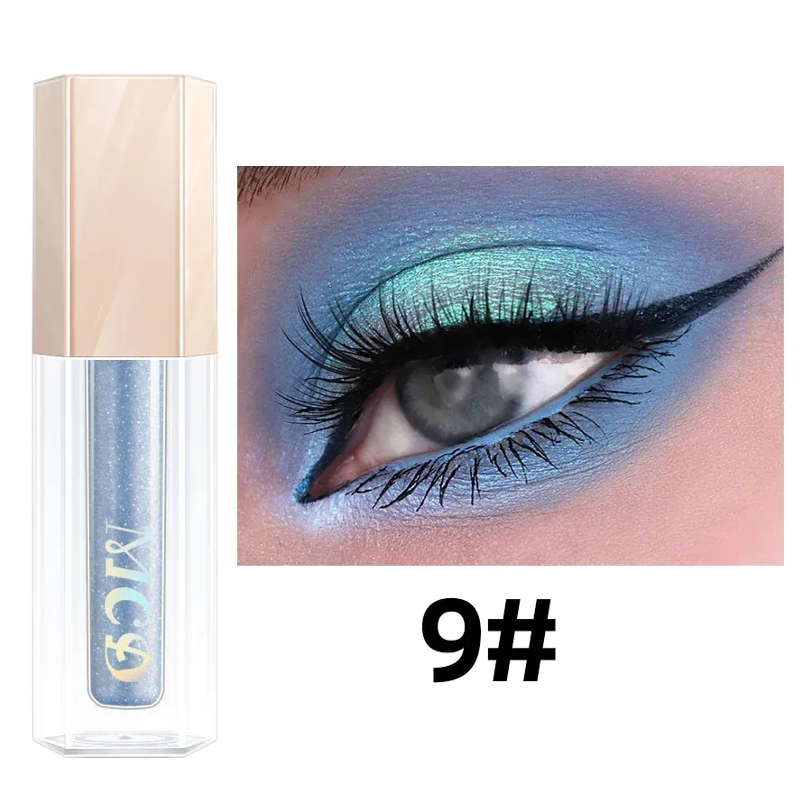 13 Colors Liquid Eyeshadow Stick, Natural Nude Matte Shimmer Glitter Eyeshadow, Waterproof Smokey Beauty Makeup Kit Brown Color