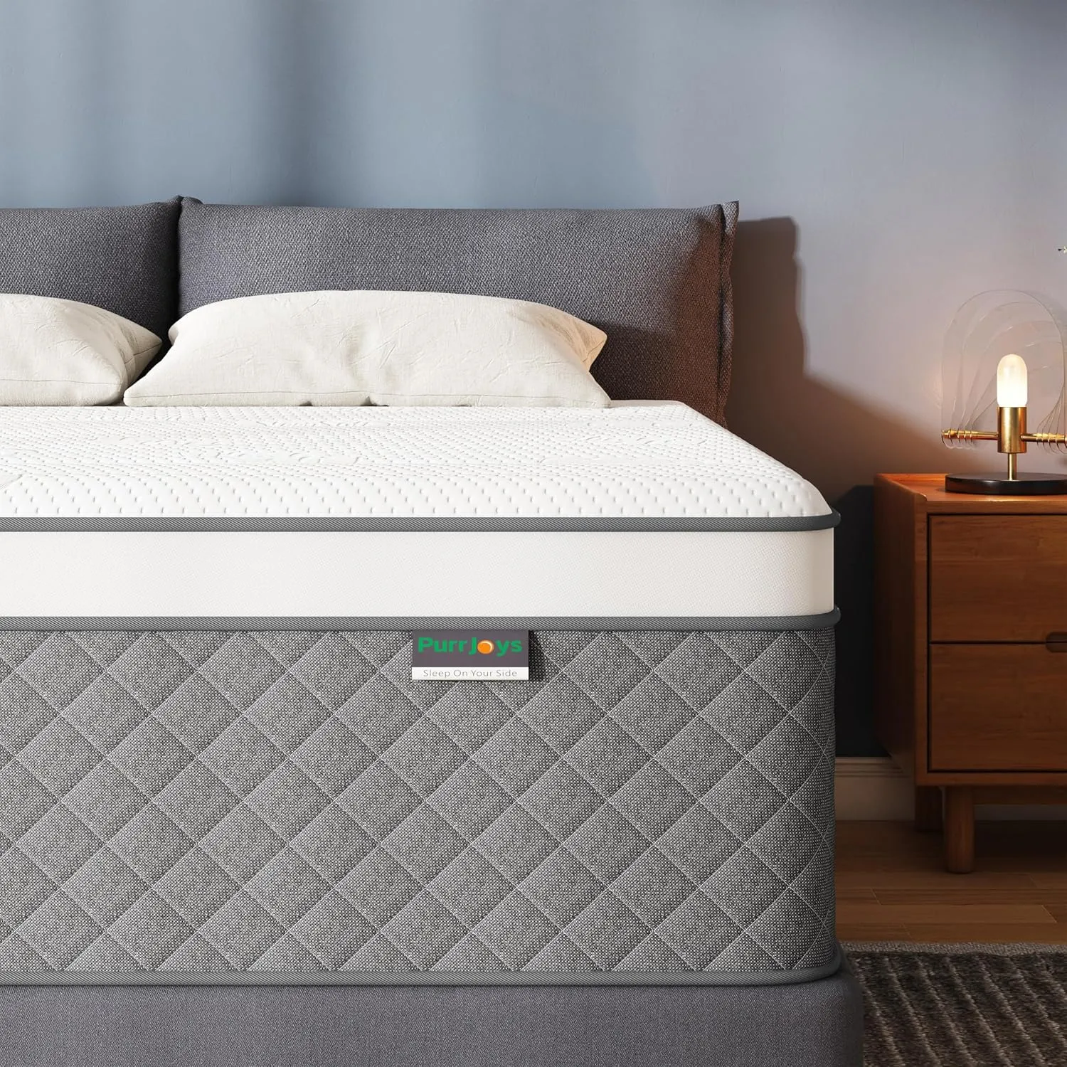 14 Inch Queen Mattress, Cooling-Gel Memory Foam and Pocket Spring Hybrid Mattress, Queen Bed Mattress in a Box, CertiPUR-US Certified, Medium Firm, Queen Size Mattress