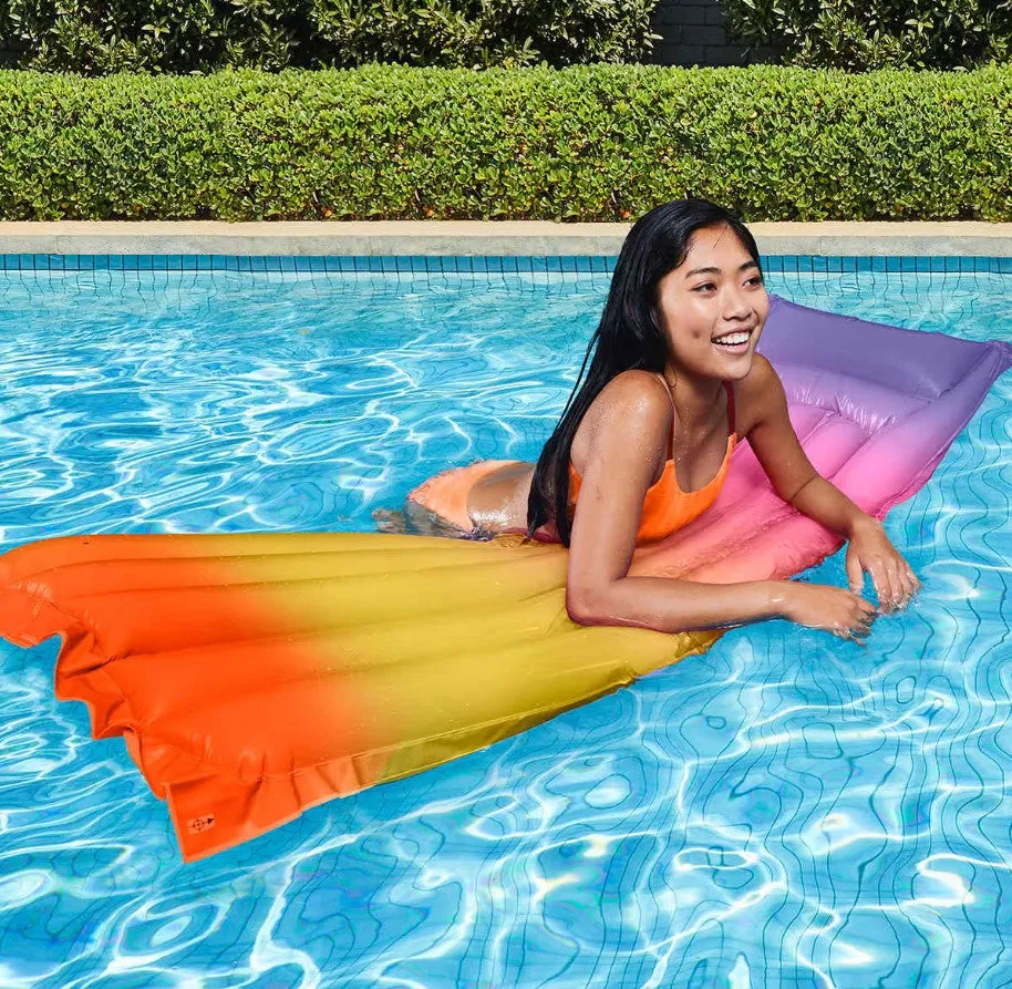1.7m Inflatable Pool Rainbow Air Mattress / Suitable for Ages 12  Years