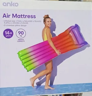 1.7m Inflatable Pool Rainbow Air Mattress / Suitable for Ages 12  Years