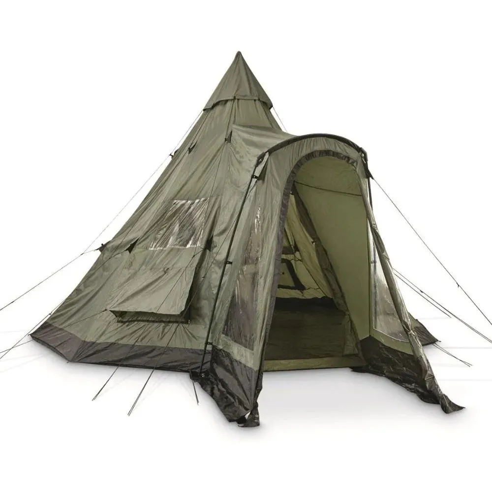 18 x 18 Foot 8 Person Waterproof Teepee Camping Tent
