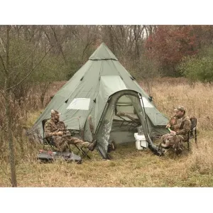 18 x 18 Foot 8 Person Waterproof Teepee Camping Tent
