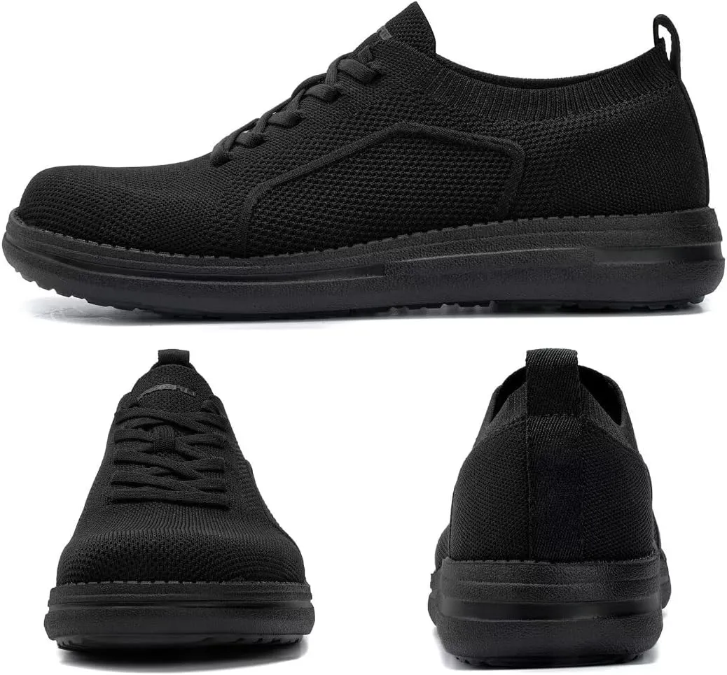 1TAZERO Wide-Shoes for Men - Toe-Box Walking Shoes with Arch Support