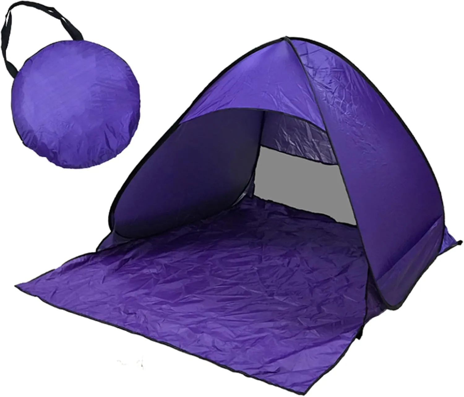 2-3 Persons Beach Tent Outdoor Automatic Quick Open Camping Tent Outdoor Quick Setup Tent with Carring Bag Easy to Use