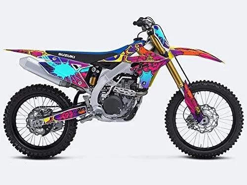 2005-2023 RM 85 Zany Pink Senge Graphics Complete Kit Compatible with Suzuki