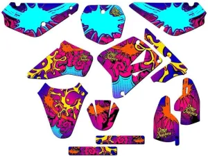 2005-2023 RM 85 Zany Pink Senge Graphics Complete Kit Compatible with Suzuki