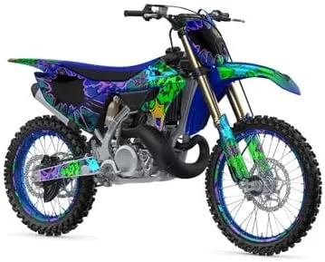 2022-2025 YZ 250 2-Stroke Zany White Senge Graphics Complete Kit Compatible with Yamaha