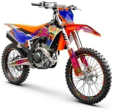 2023-2024 SX Zany White Senge Graphics Complete Kit with Rider I.D. Compatible with KTM