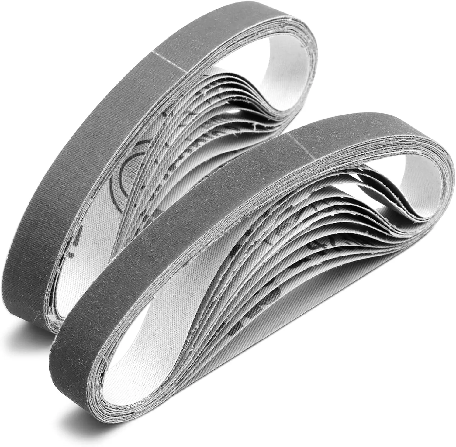 24 Pcs 1/2" x 12" Knife Sharpening Replacement Belts 1000 Fine Grit for Official Work Sharp Knife & Tool Sharpener (WSKTS & WSKTS-KT/Mk.1 & Mk.2)