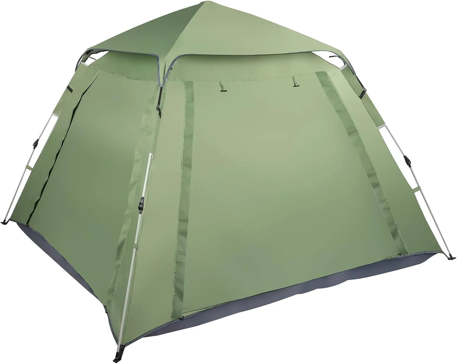 240 * 240 * 150cm Spring Quick Open Four-Person Family Tent Camping Tent Green