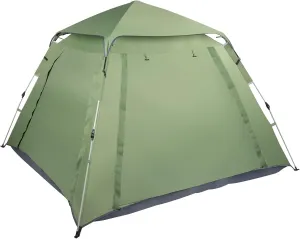 240 * 240 * 150cm Spring Quick Open Four-Person Family Tent Camping Tent Green