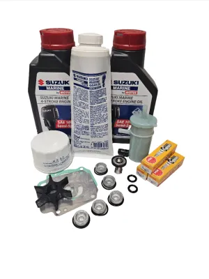 25 30 HP SERVICE MAINTENANCE KIT SUZUKI OUTBOARD 2015 &UP THERMOSTAT DF25A DF30A