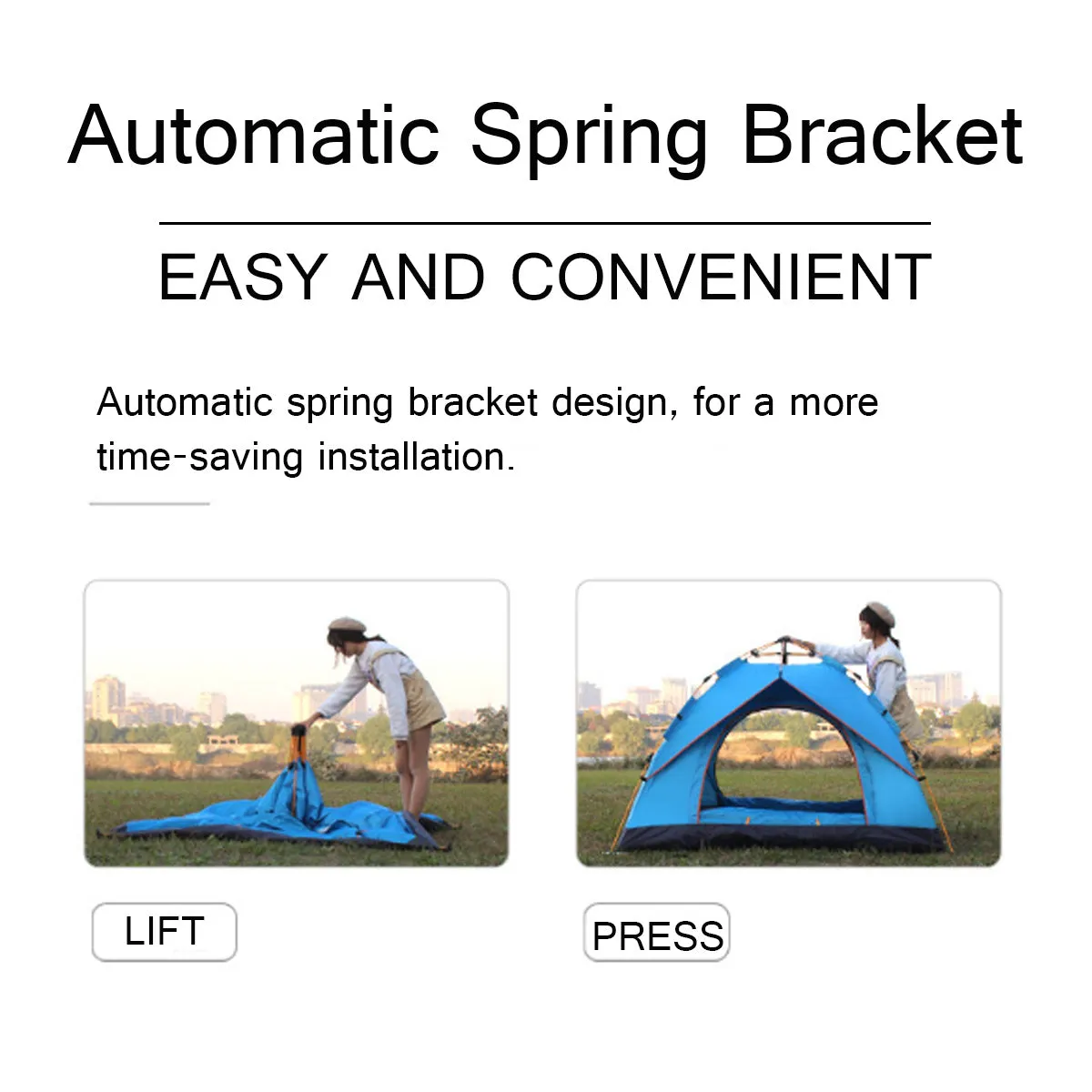 3 4 Person Automatic Pop Up Tent