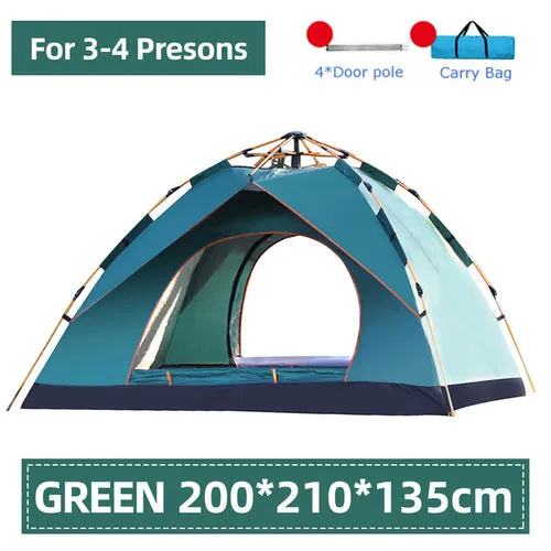 3 4 Person Automatic Pop Up Tent