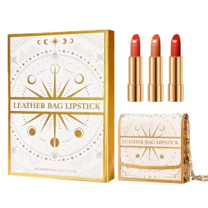 3 Colors Matte Lipstick Set, Lipstick Matte Set, Velvet Nude Lipstick, Waterproof Color, Comfortable Wear, Non-Stick Formula, 3 Colors, for Everyday or Special Occasions
