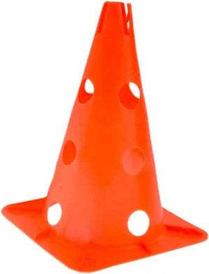 30cm Football Training Markers 5pcs Set of Collapsible Slotted Cones Logo Enhance Visual Acuity Flexibility