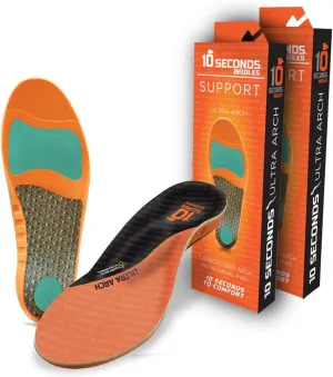 3810 Ultra Arch Support –Foam Cushion Insoles for Men & Women w/Metatarsal Pad, Plantar Fasciitis Relief, Morton's Neuroma Metatarsalgia Orthotics, Heavy Impact Shoe Insert (M 10, W 12) 2-Pack