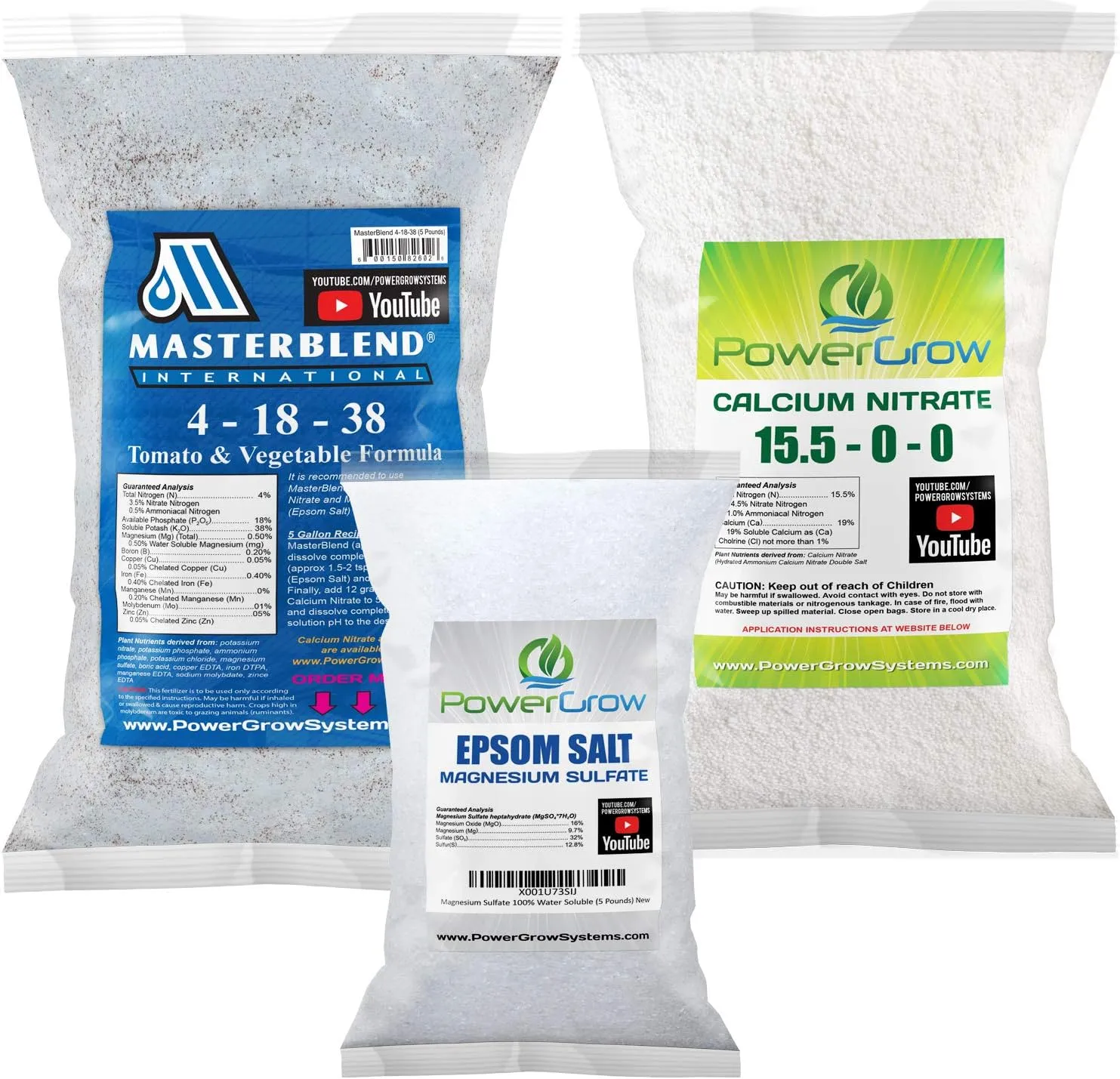 4-18-38 Complete Combo Kit Fertilizer Bulk (12.5 Pound Kit)