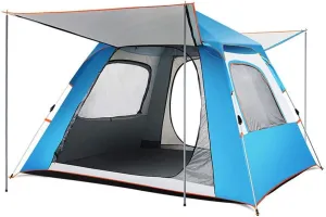 4-6 Person Quick Automatic Opening Camping Tent Easy Setup Big Family Tent Awnings Garden Pergola 240x240x155cm