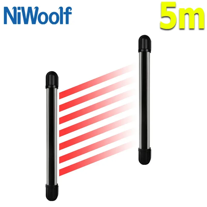433MHz Wireless & Wired Beam Detector Outdoor Waterproof And Lightning Protection For Home Burglar Alarm System