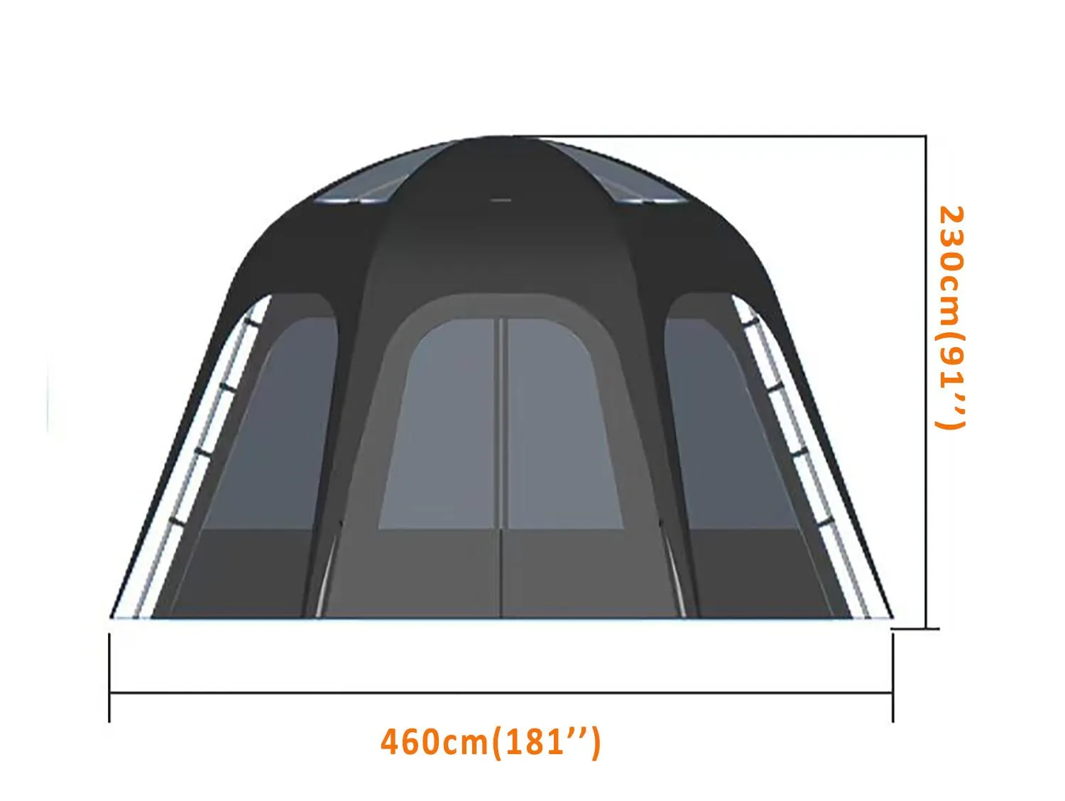4.6M CAMPINGBASE -Dome Tent 2.0