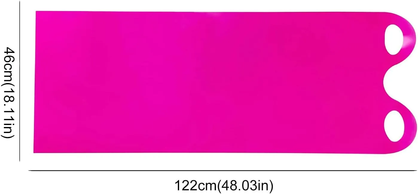 48 Inch Snow Sleds,2025 New Upgrade Thickened Lightweight Plastic Snow Sleds with Handles,Flexible Roll Up Durable Snowboard Winter Downhill Sprinter Sledding for Outdoor Beach Grass Snow Sand