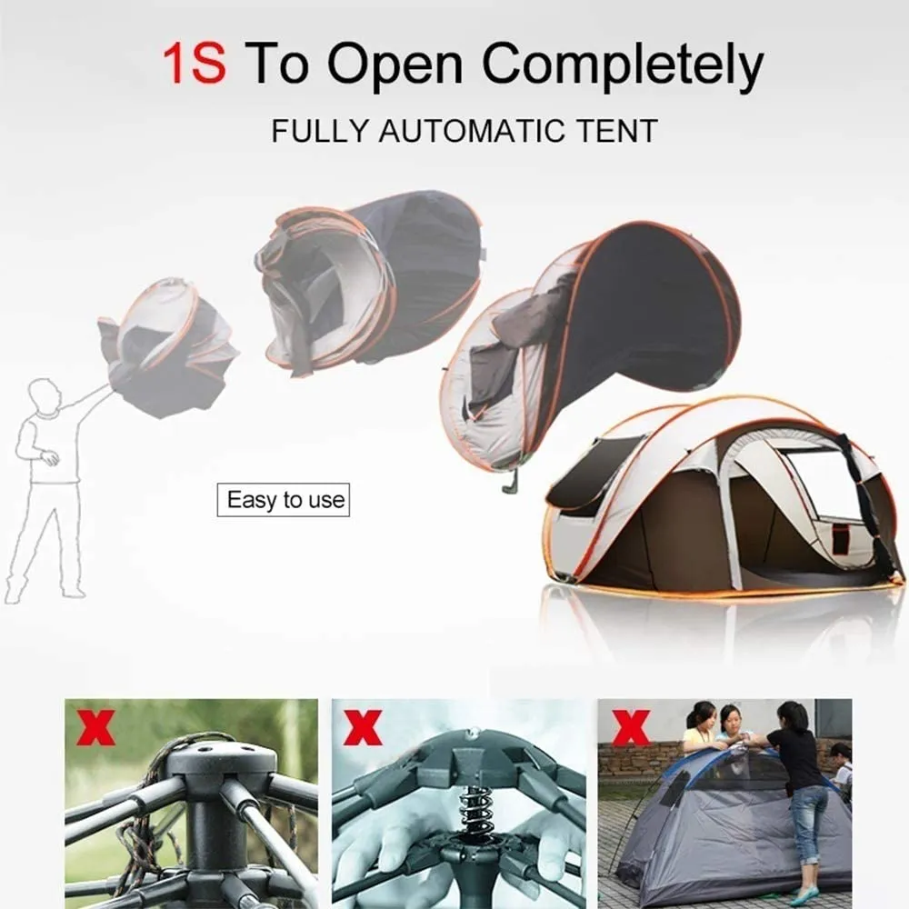 5-8 People Large Tent Ultra light Family Outdoor Camping