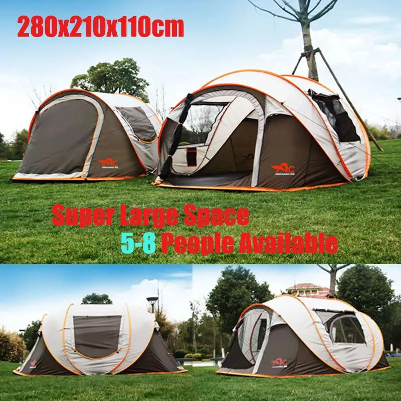5-8 People Large Tent Ultra light Family Outdoor Camping