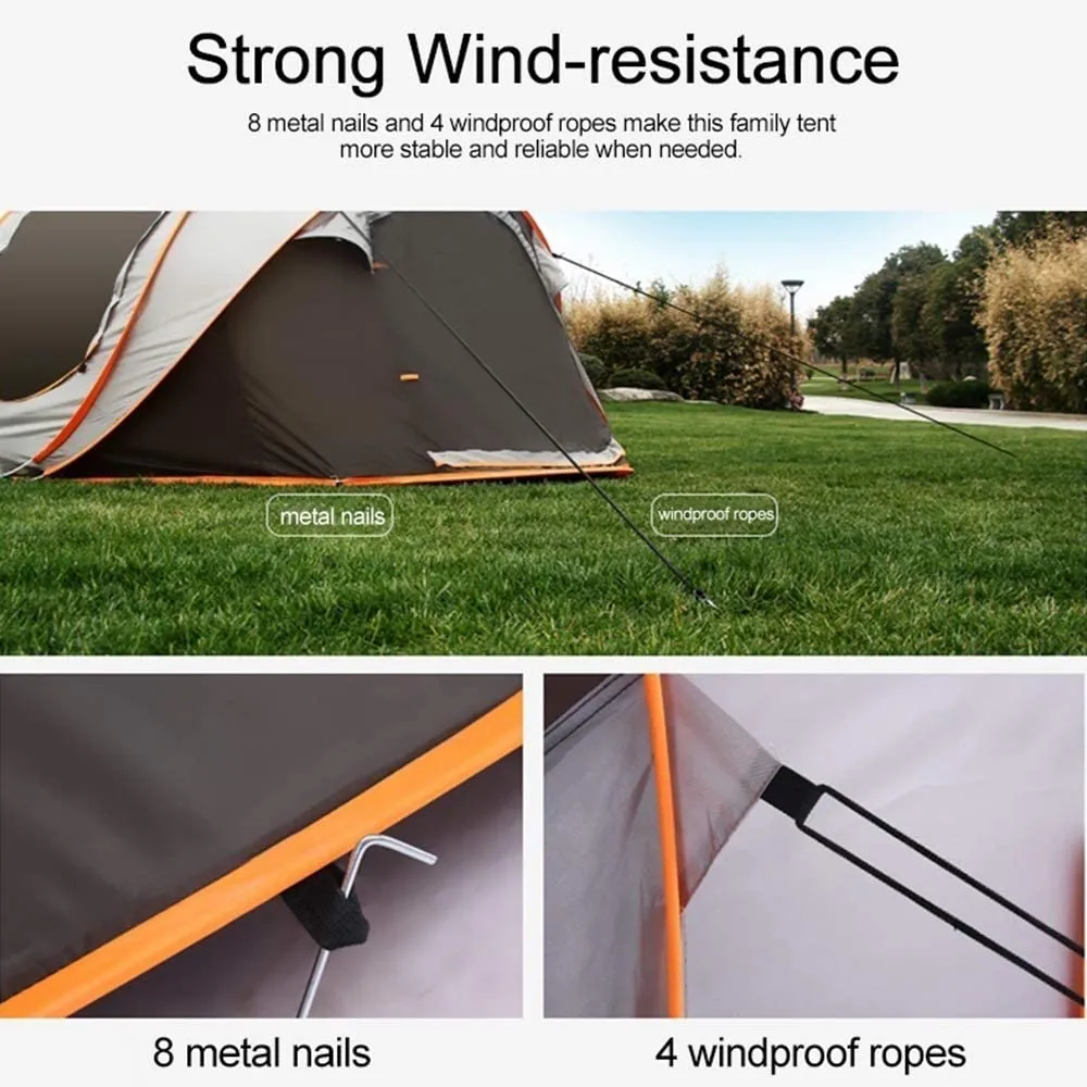 5-8 People Large Tent Ultra light Family Outdoor Camping