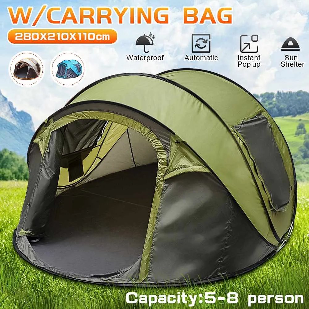 5-8 People Large Tent Ultra light Family Outdoor Camping