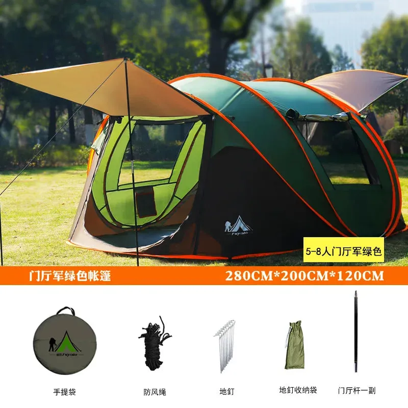 5-8 Person Automatic Speed-Opening Beach Camping Tent