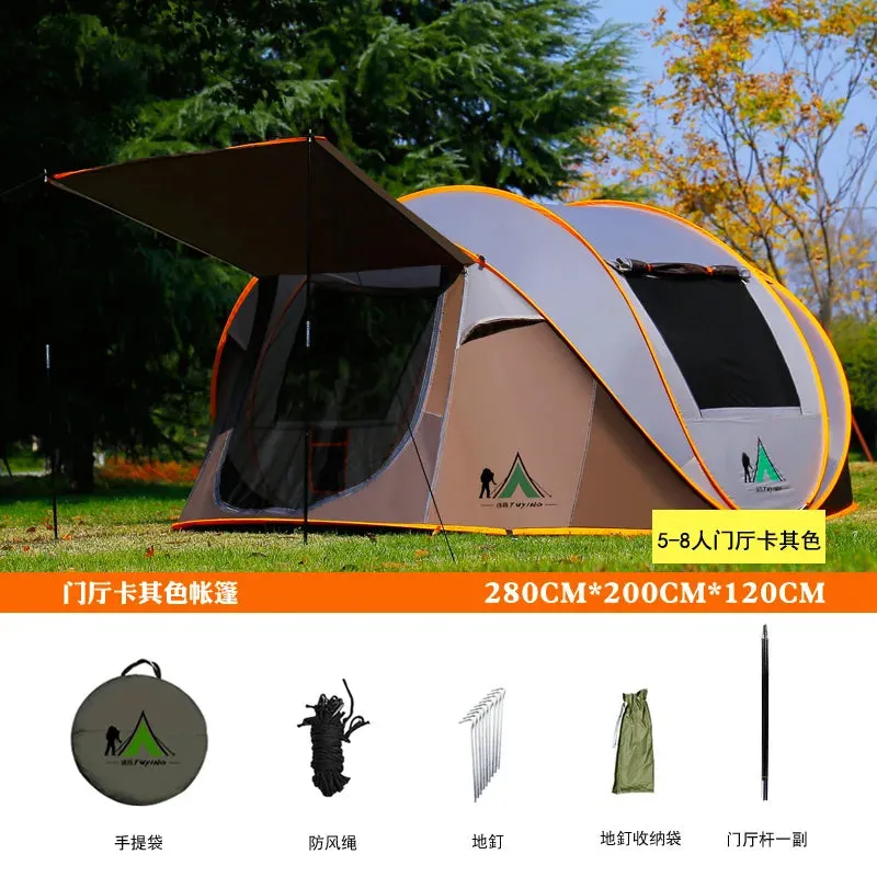 5-8 Person Automatic Speed-Opening Beach Camping Tent