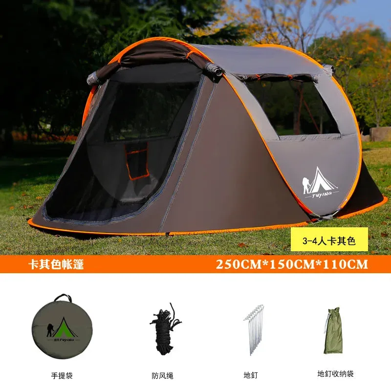 5-8 Person Automatic Speed-Opening Beach Camping Tent