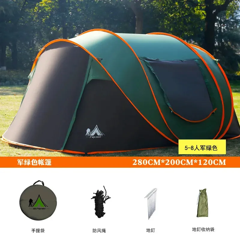 5-8 Person Automatic Speed-Opening Beach Camping Tent
