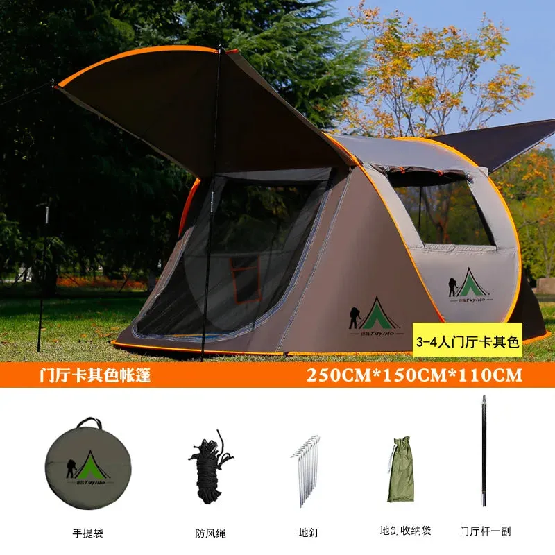 5-8 Person Automatic Speed-Opening Beach Camping Tent
