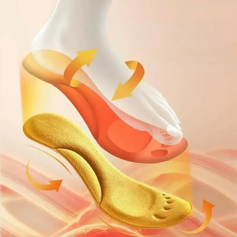 5D Sport Insoles for Shoes Men Women Deodorant Running Insoles for Feet Care Arch Support Insole