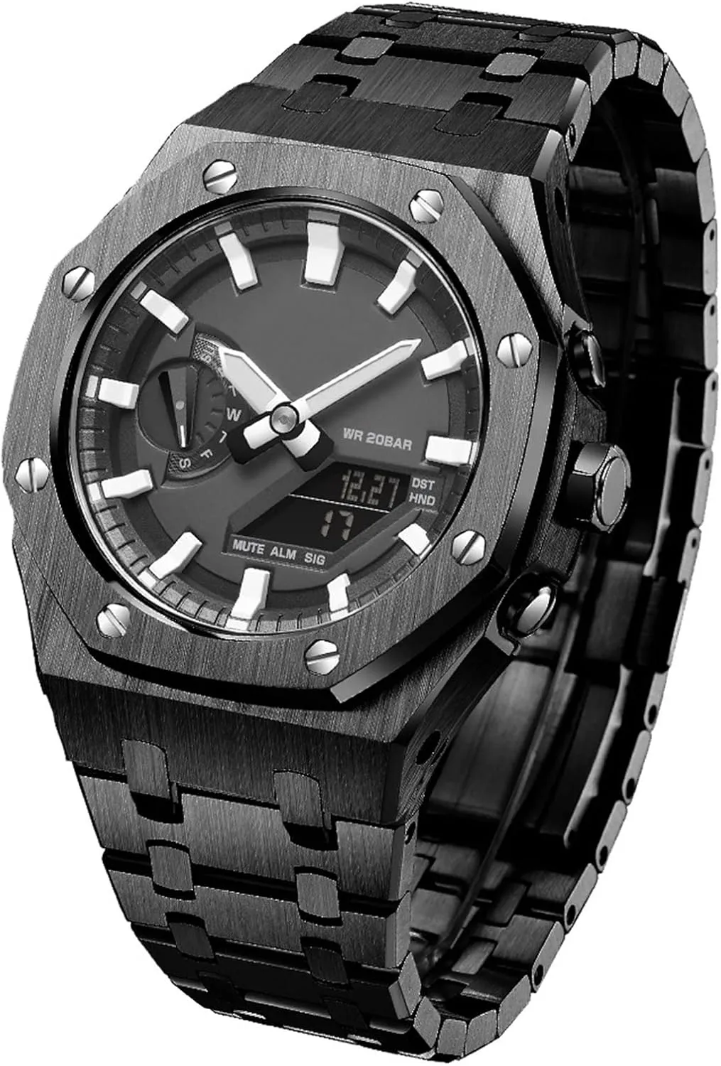 5rd With Bottom Cover MOD Kit For GA2110SU-9A Metal Watch Case Watchband 316 Stainless Steel Modified Accessories Bezel Bracelet Strap